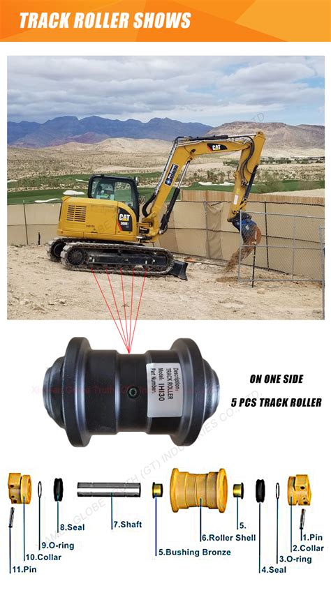 mini excavator undercarriage rollers|replacement tracks for mini excavators.